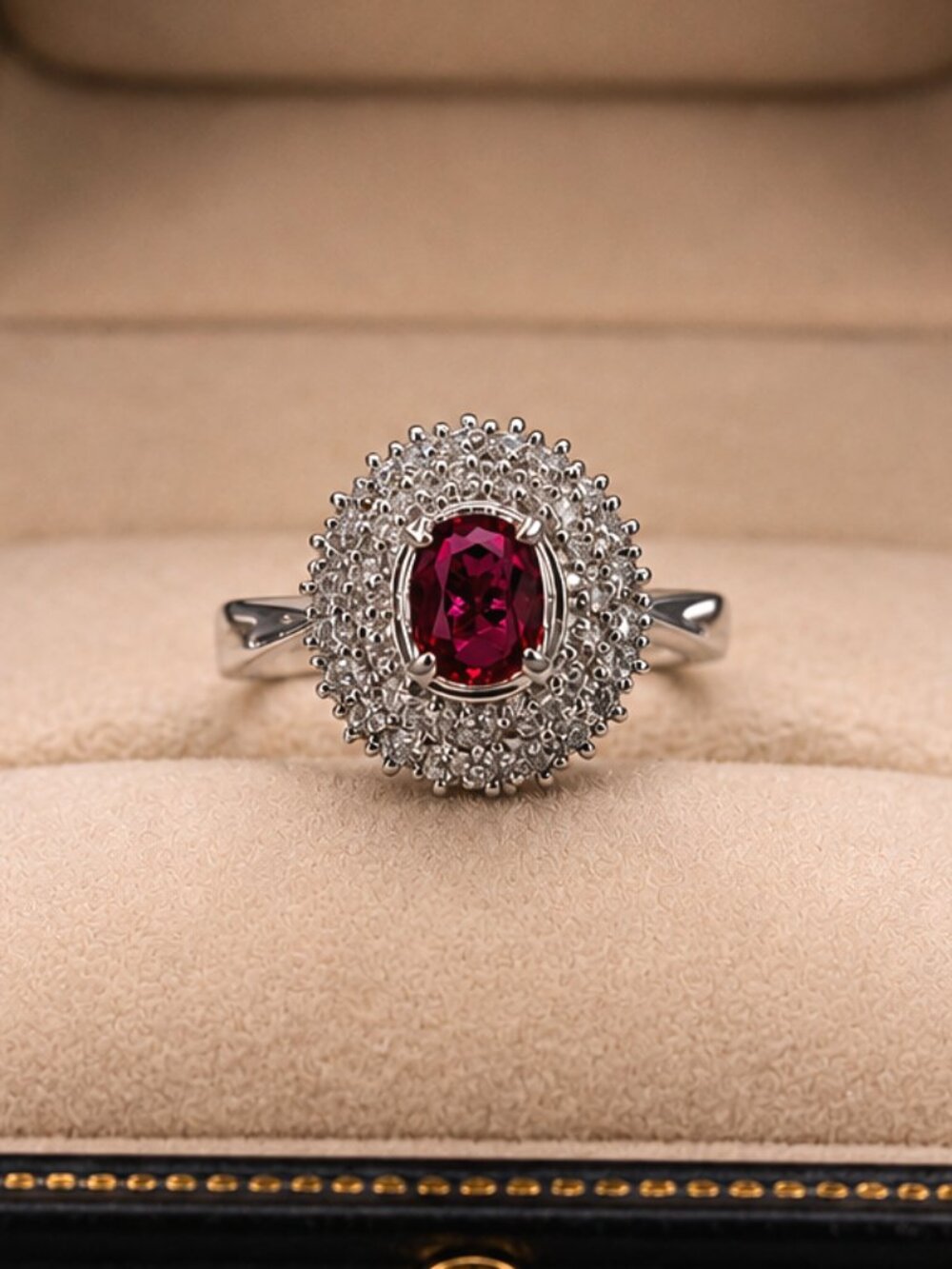 Ruby Majesty Diamond Ring